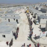 وقف غازي يساهم في بناء قرية الموصياد في إدلب