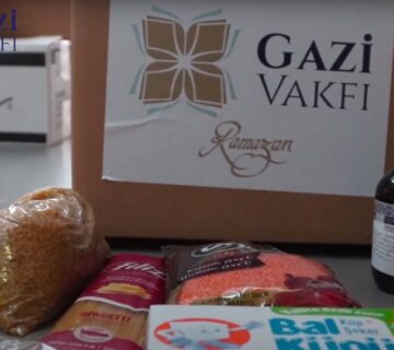 وقف غازي يطلق حملة توزيع مساعدات الإنسانية في تركيا